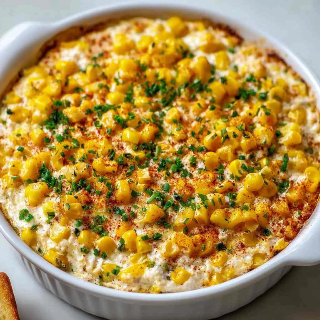 Creamy Corn Dip With Cream Cheese