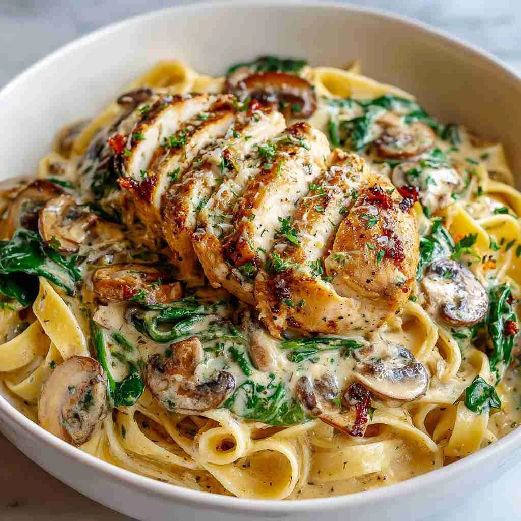 Crock Pot Creamy Tuscan Chicken