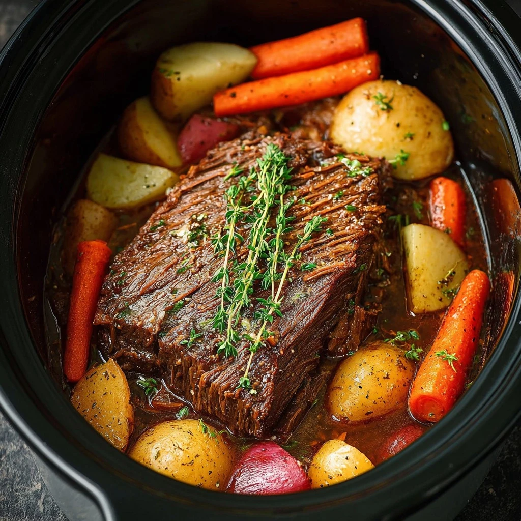 Crock Pot Roast Recipe Cozy Comfort Food Busy