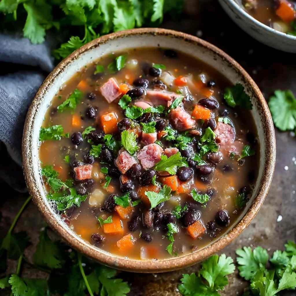 Delicious Black Bean and Ham Soup for Cozy Nights In