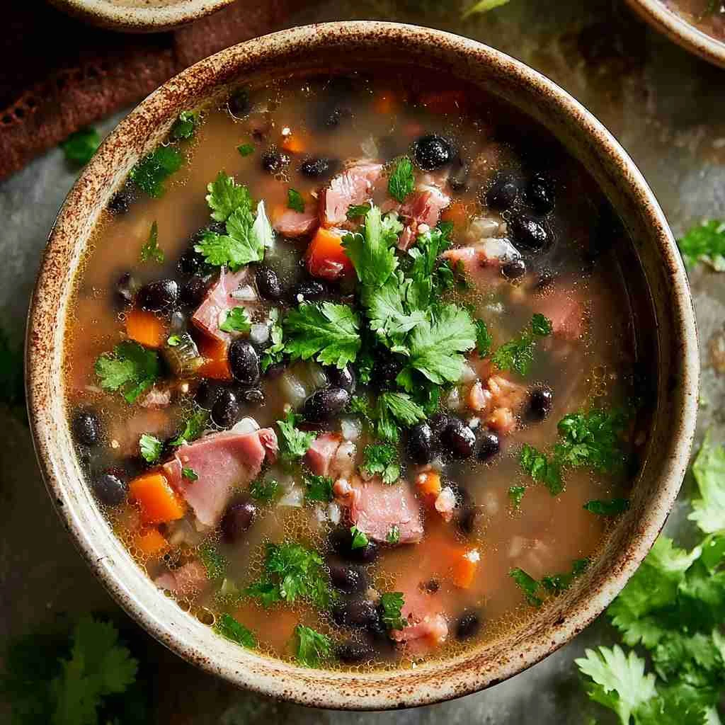 Delicious Black Bean Ham Soup Cozy Nights