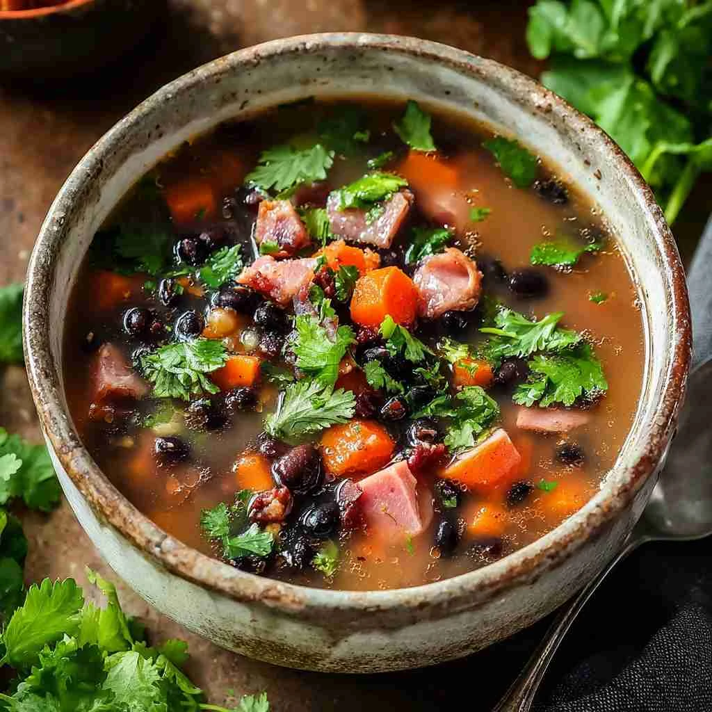 Delicious Black Bean Ham Soup Cozy Nights