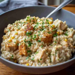 Delicious Instant Pot Creamy Chicken and Rice Recipe!