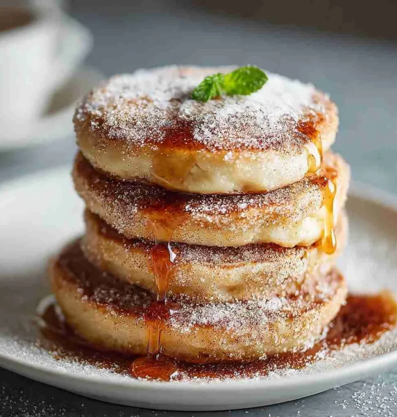 Delicious Spanish Churro Pancakes Sweet Breakfast Treat