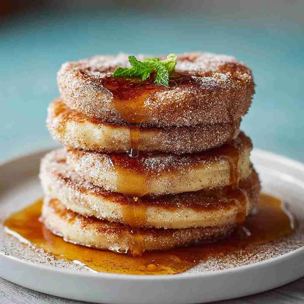 Delicious Spanish Churro Pancakes Sweet Breakfast Treat