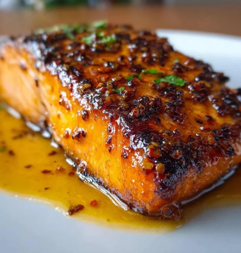 Fiery Mango Habanero Glazed Salmon Minutes