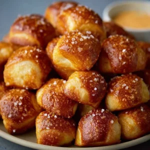 Homemade Soft Pretzel Bites