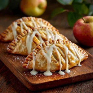 Individual Apple Hand Pies with Glaze