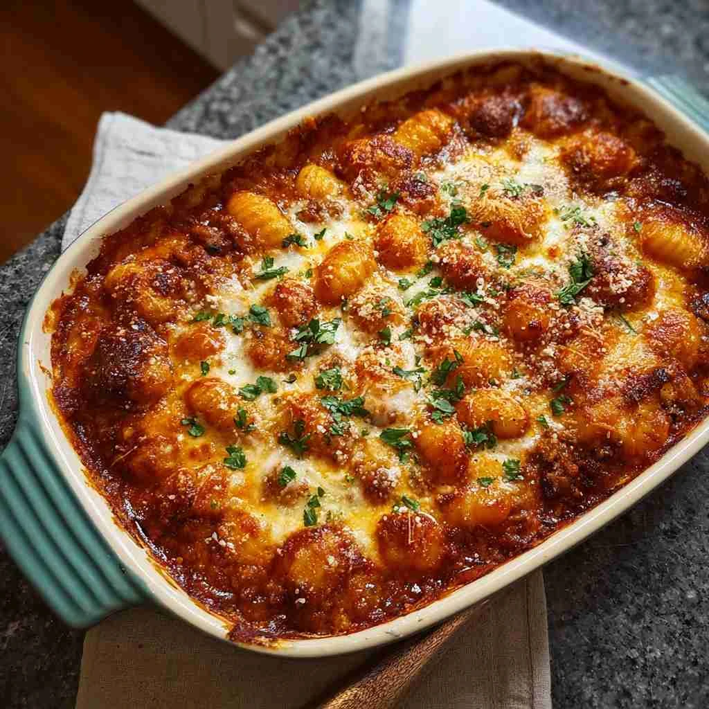 Irresistible 40-Minute Italian Sausage and Gnocchi Bake