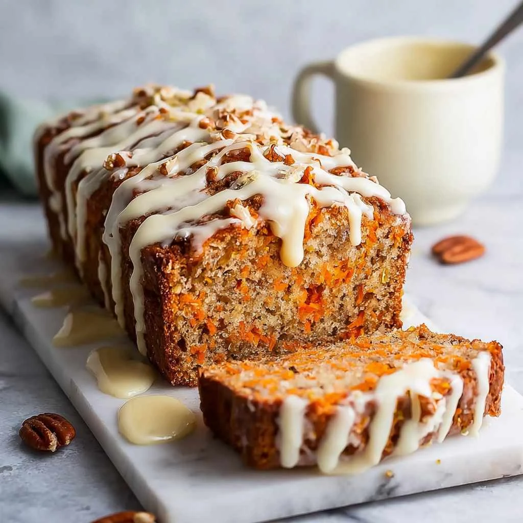 Irresistible Carrot Cake Babka with Cardamom Cream Cheese Drizzle