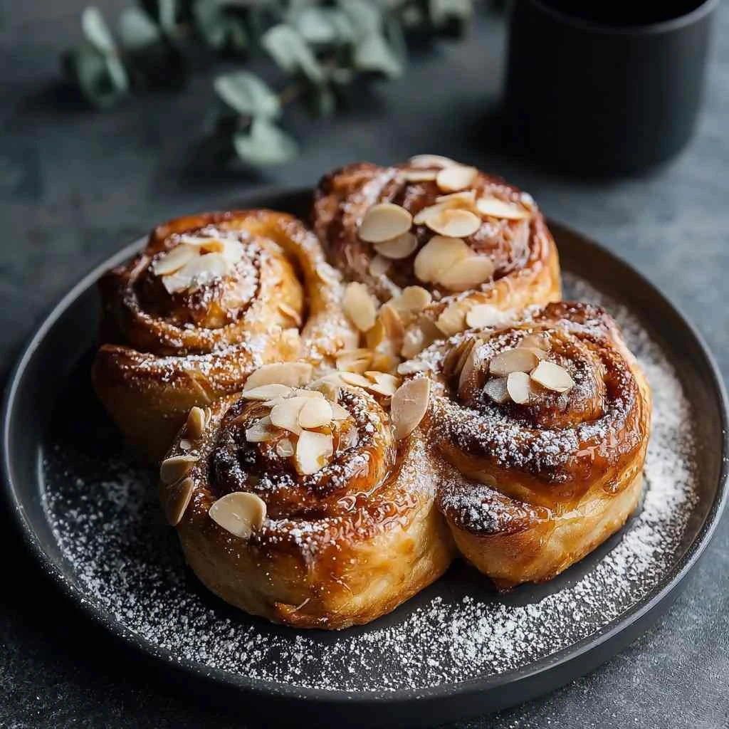 Irresistible Salted Coffee Caramel Brioche Scrolls Delight