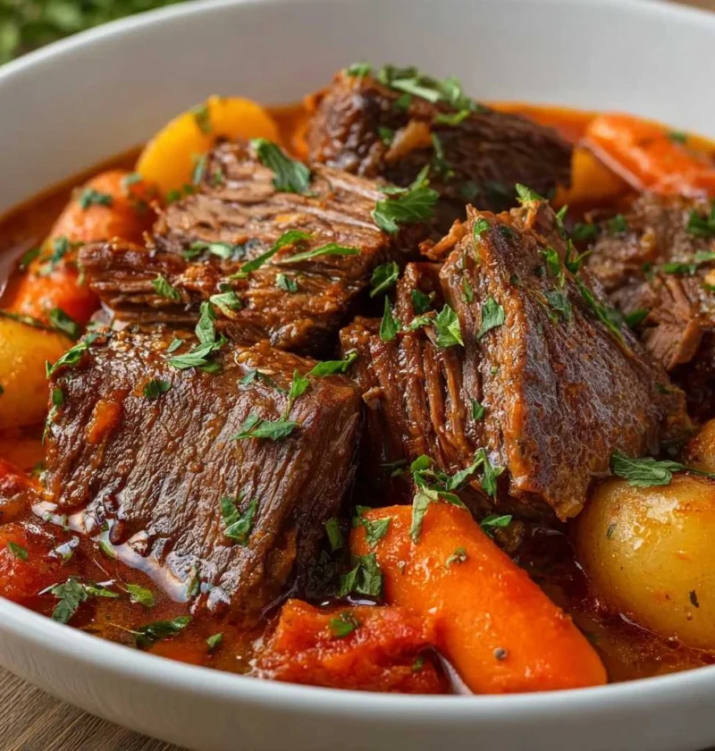 Italian Pot Roast Stracotto Tender Braised Beef Recipe