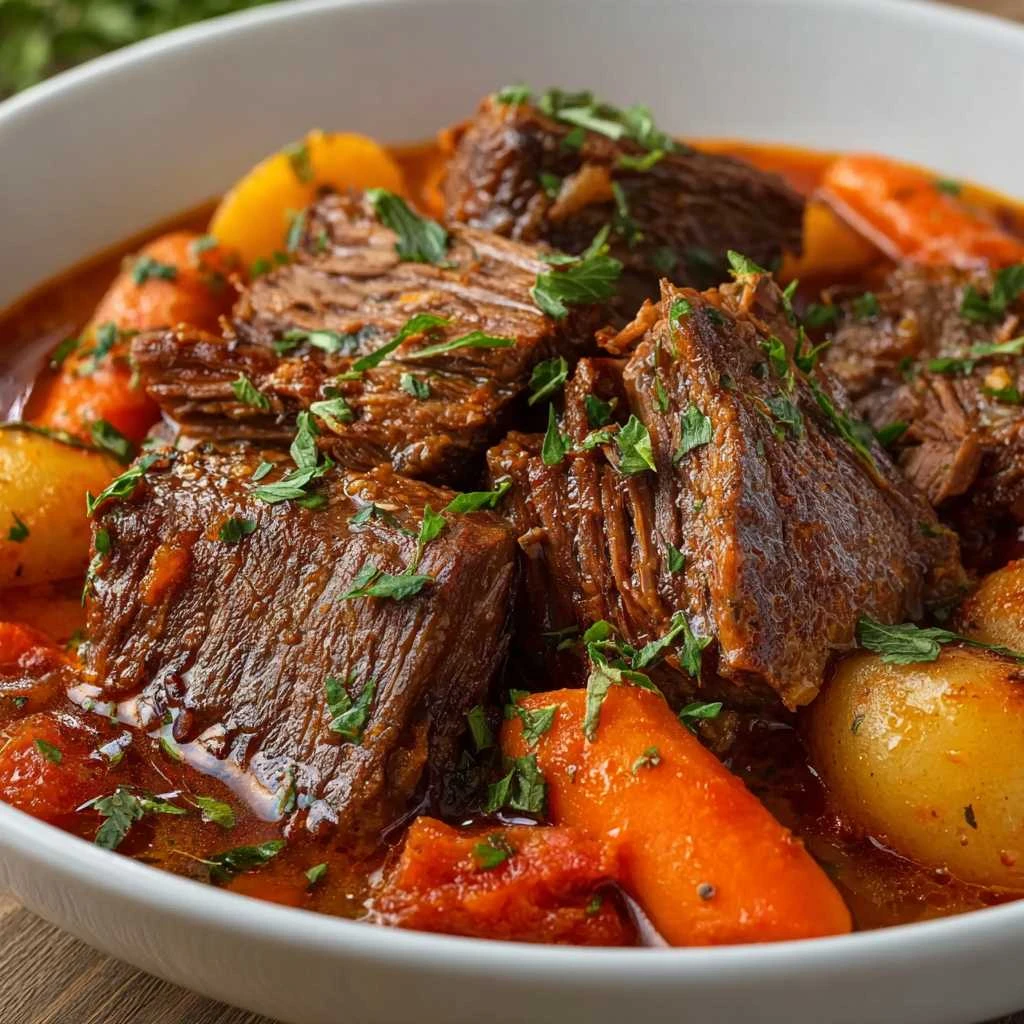 Italian Pot Roast (Stracotto) – Tender Braised Beef Recipe