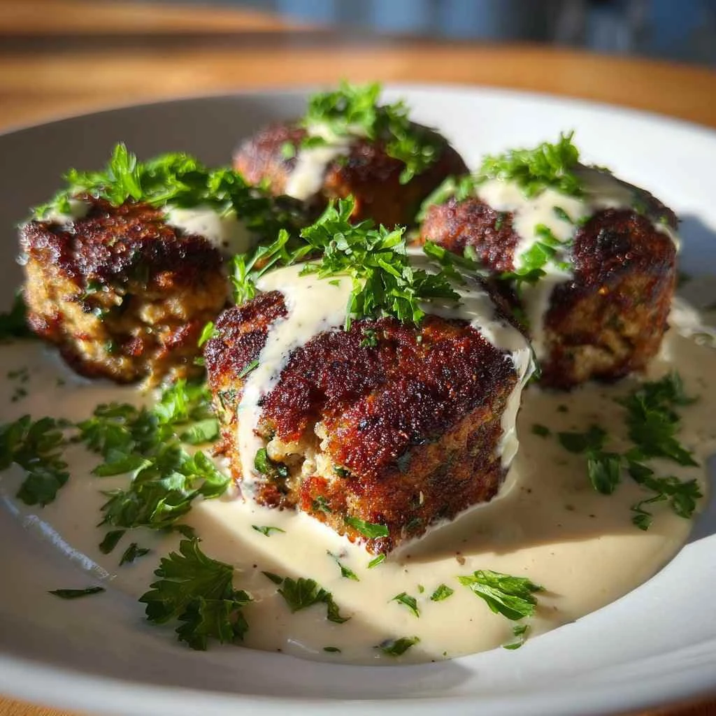 Lebanese Lamb Kofta with Tahini Sauce
