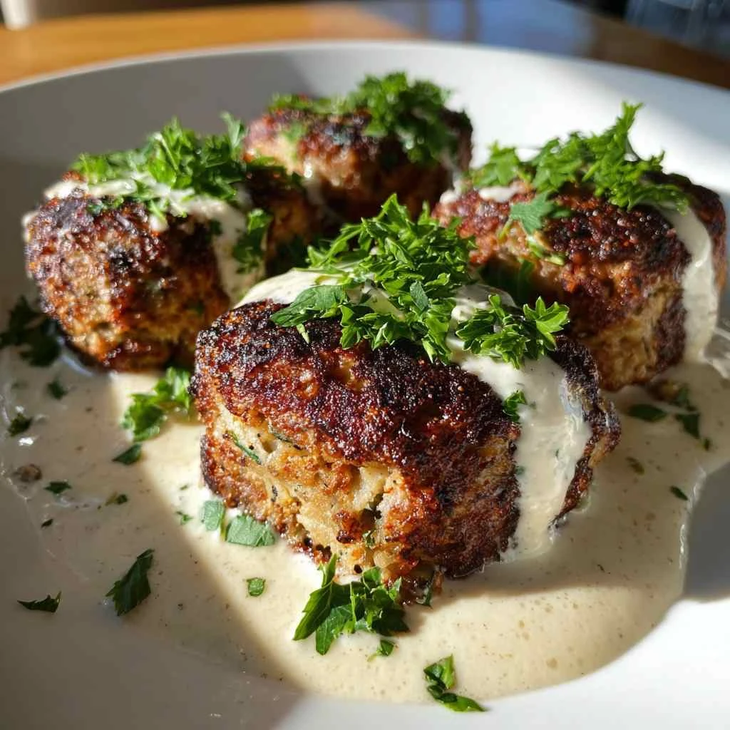 Lebanese Lamb Kofta Tahini Sauce