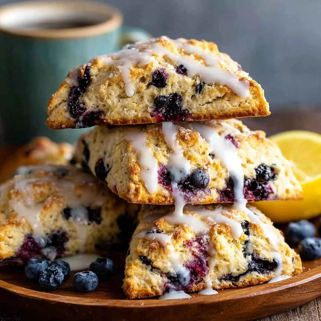 Lemon Blueberry Scones