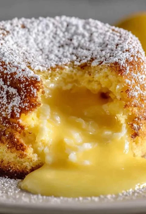 Lemon Lava Cake Dessert