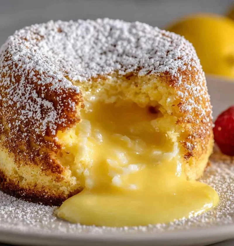 Lemon Lava Cake Dessert