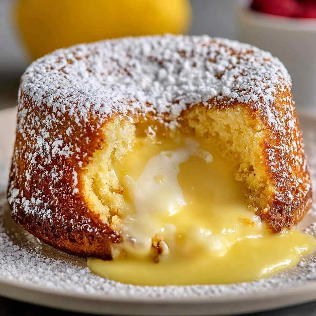 Lemon Lava Cake Dessert