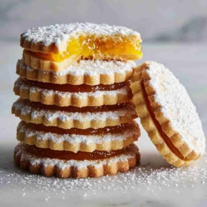 Lemon Linzer Cookies