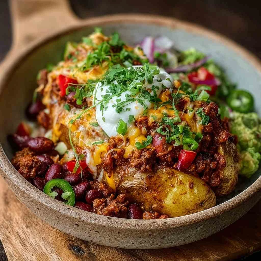 Loaded Potato Taco Bowl