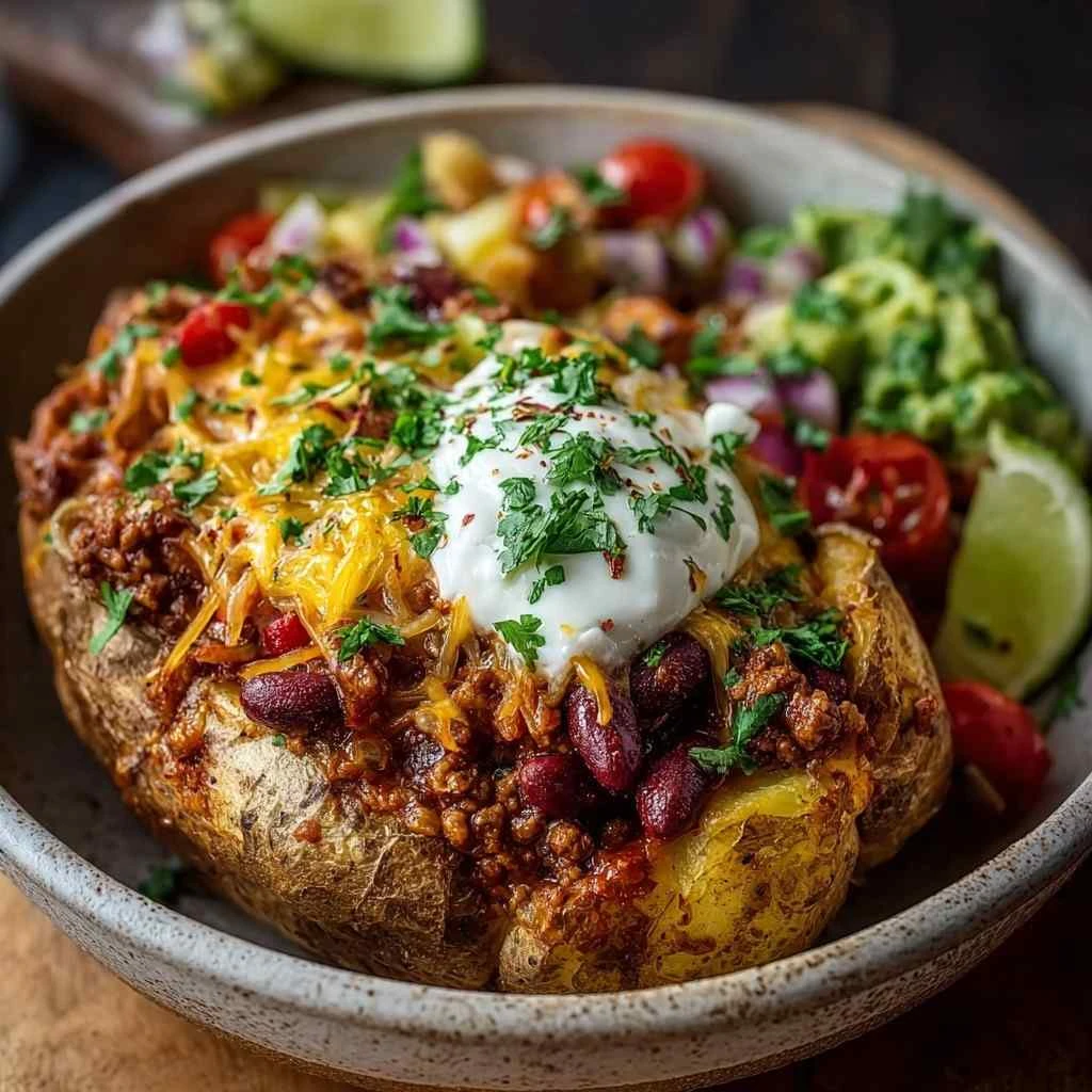 Loaded Potato Taco Bowl