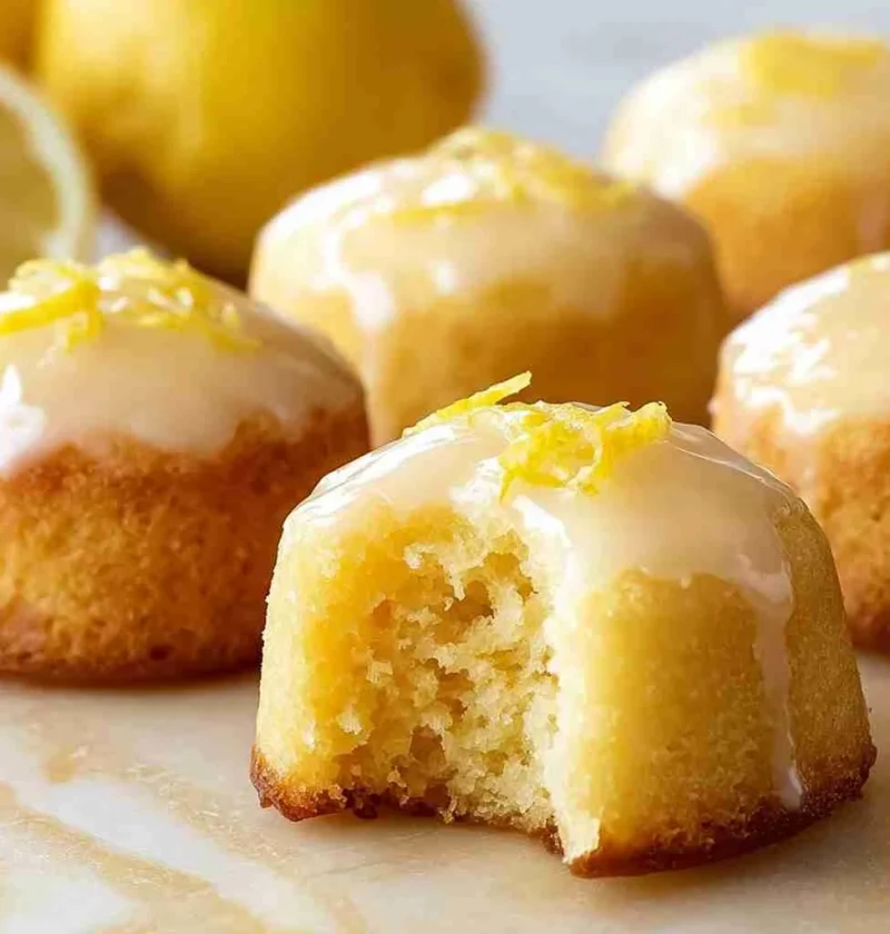 Mini Lemon Drop Cakes Recipe Youll Love
