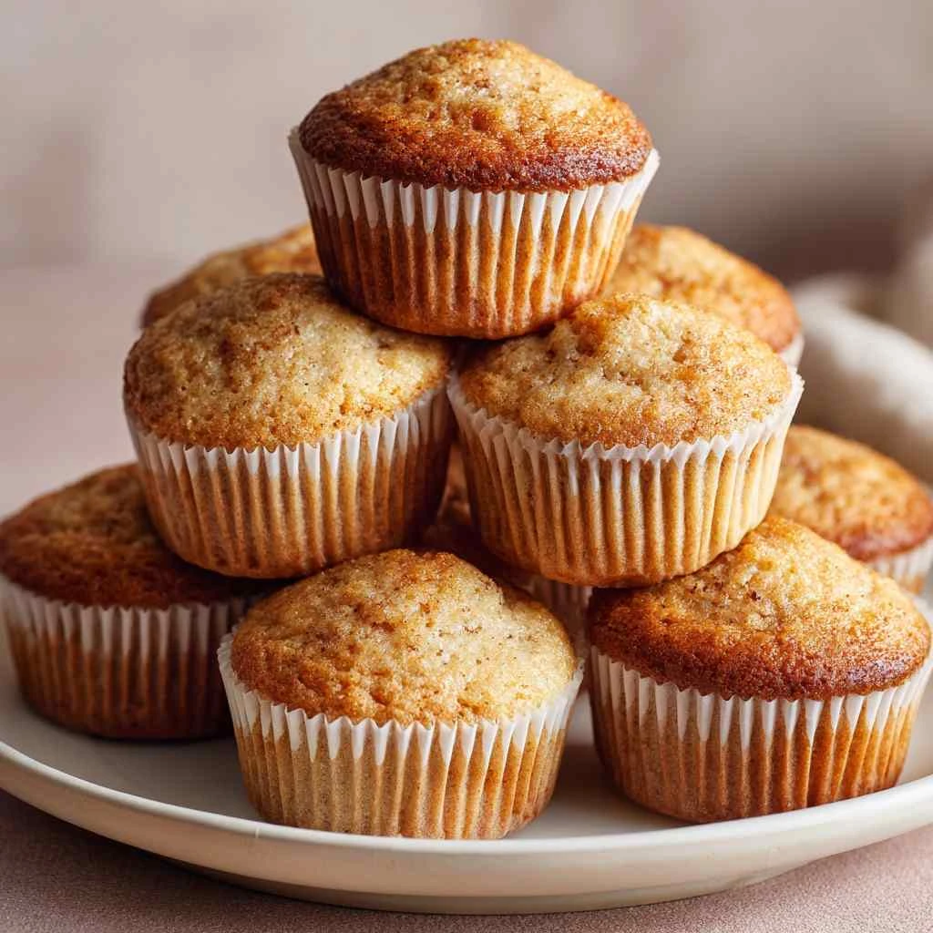 Moist Banana Muffins With Cozy Cinnamon Notes