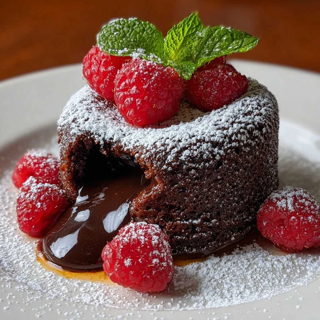 Molten Lava Cake Chocolate