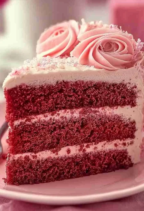 Mothers Day Pink Velvet Cake Delightful Recipe Celebration