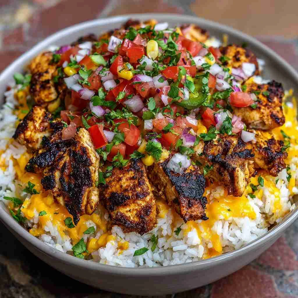 One-Pot Cheesy Southwest Chicken & Rice