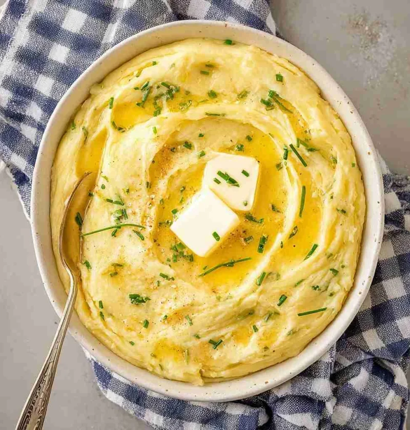 Parmesan Garlic Mashed Potatoes