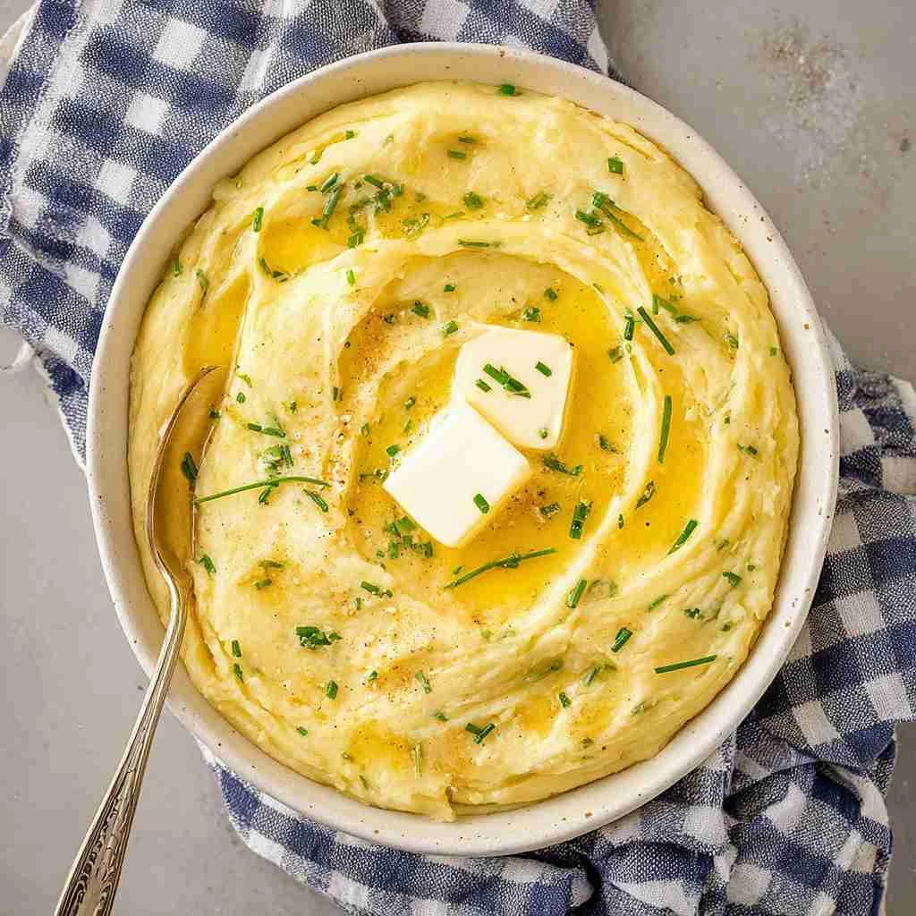 Parmesan Garlic Mashed Potatoes