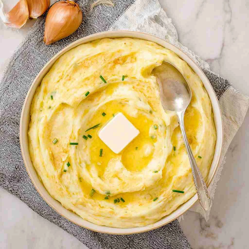 Parmesan Garlic Mashed Potatoes