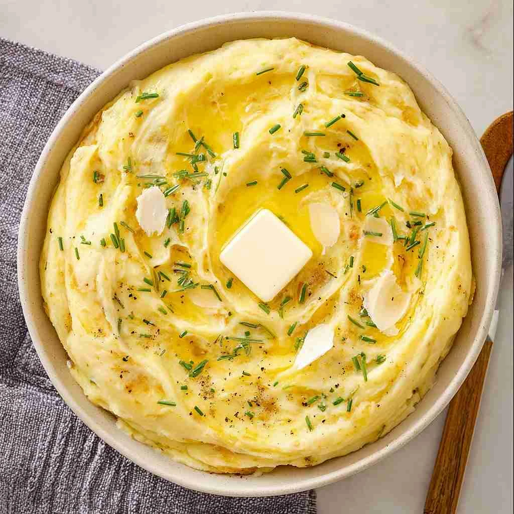 Parmesan Garlic Mashed Potatoes