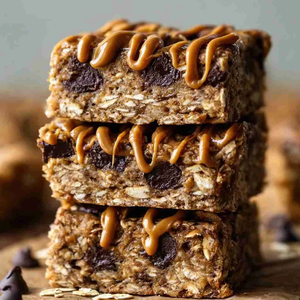 Peanut Butter Banana Chocolate Chip Oatmeal Bars – Best Recipe