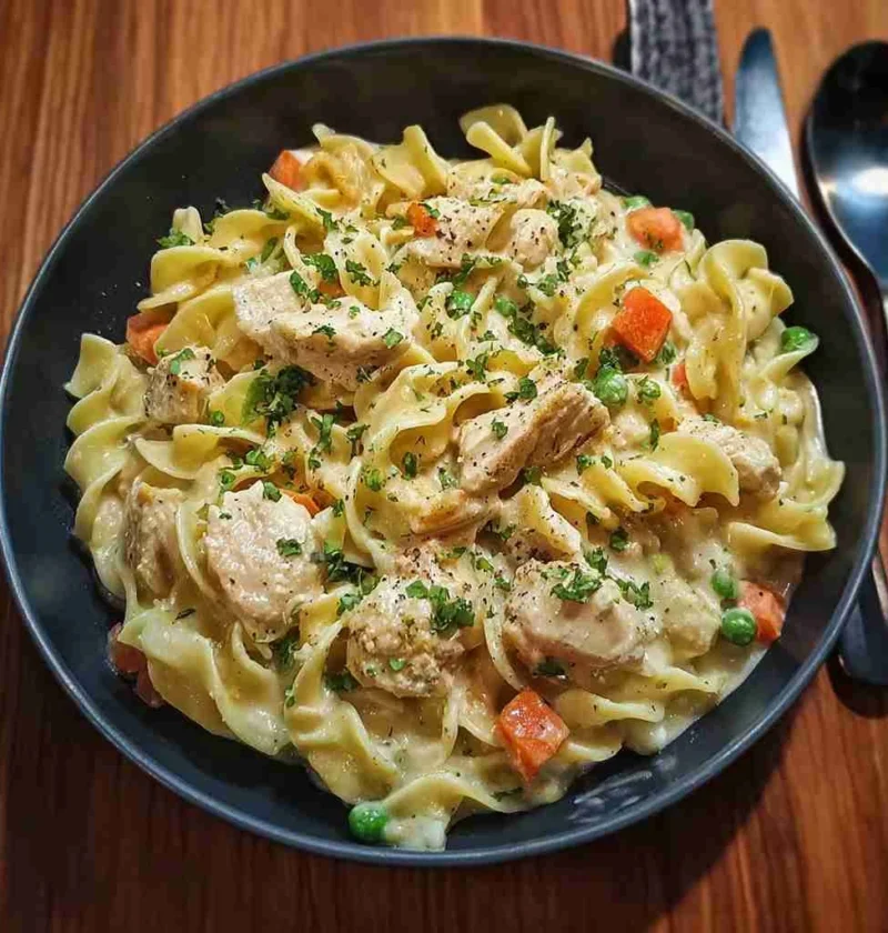 Chicken Pot Pie Pasta