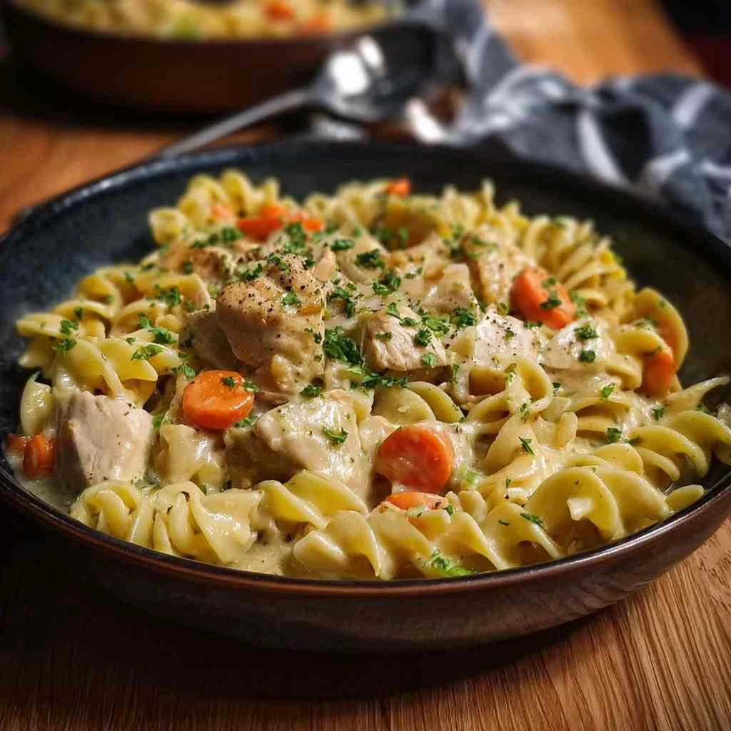 Chicken Pot Pie Pasta