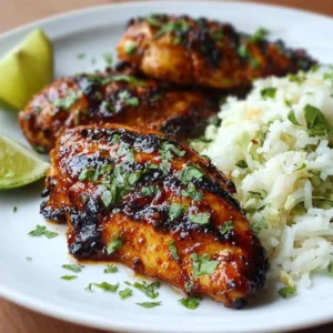 Savor Chipotle Honey Lime Chicken with Refreshing Coleslaw