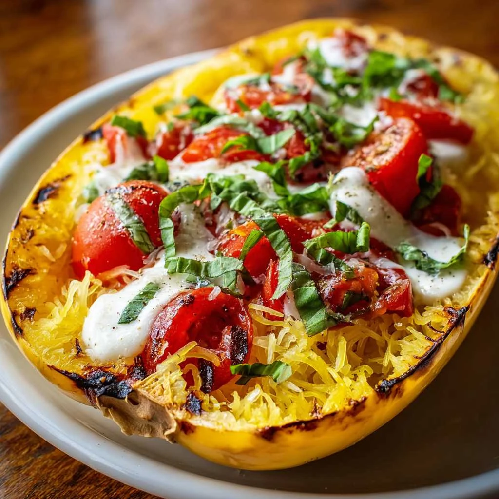 Spaghetti Squash Caprese