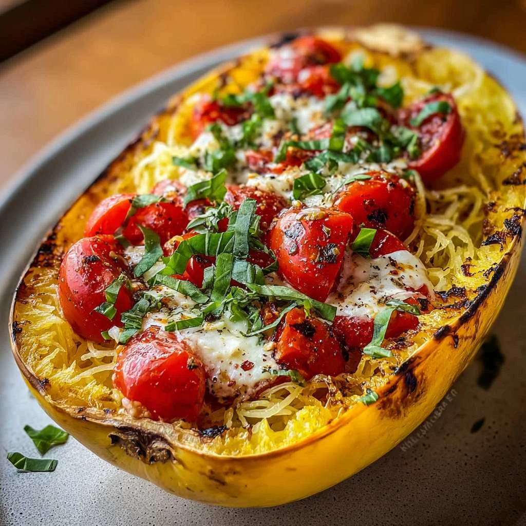 Spaghetti Squash Caprese