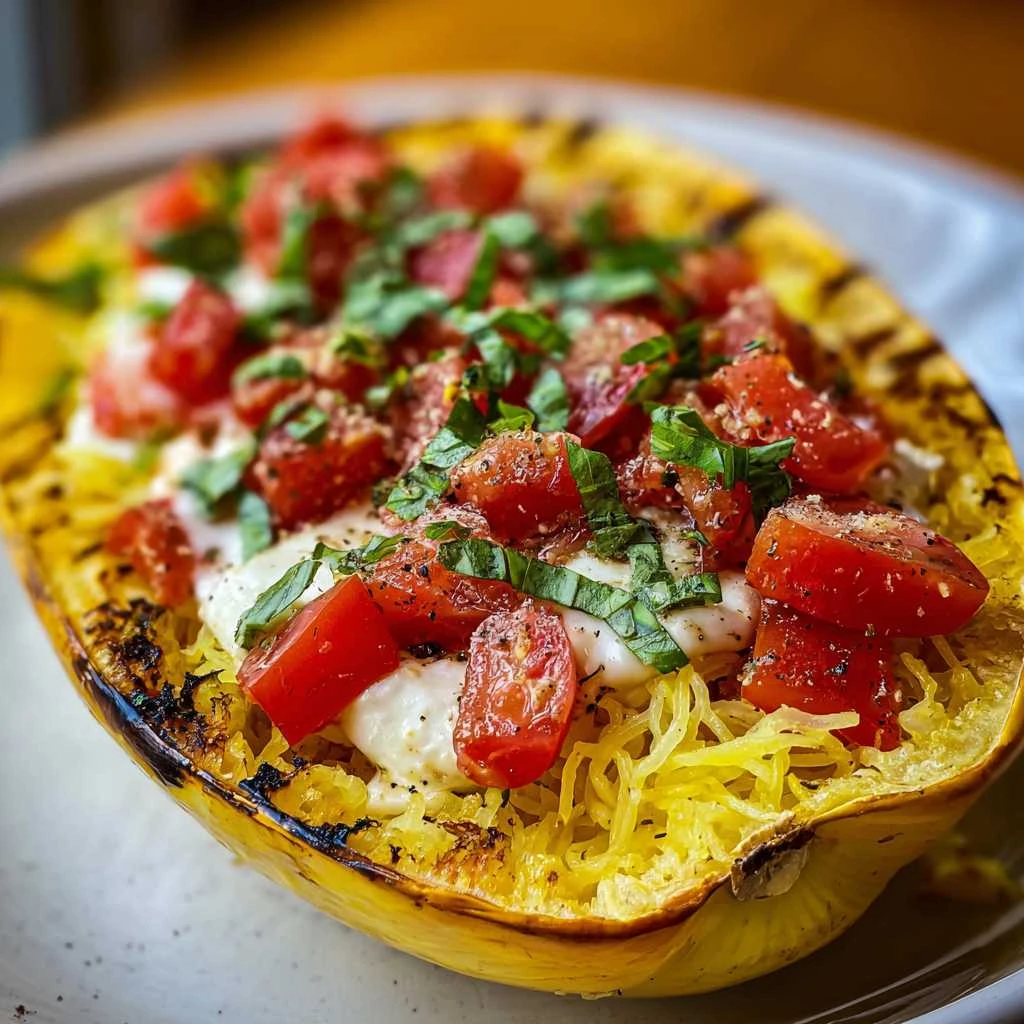 Spaghetti Squash Caprese