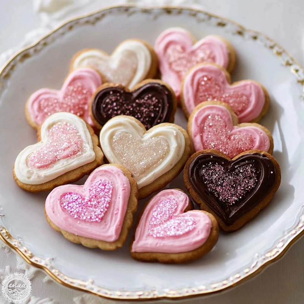 Sparkle Sweetheart Cookies Bake Irresistible Treats