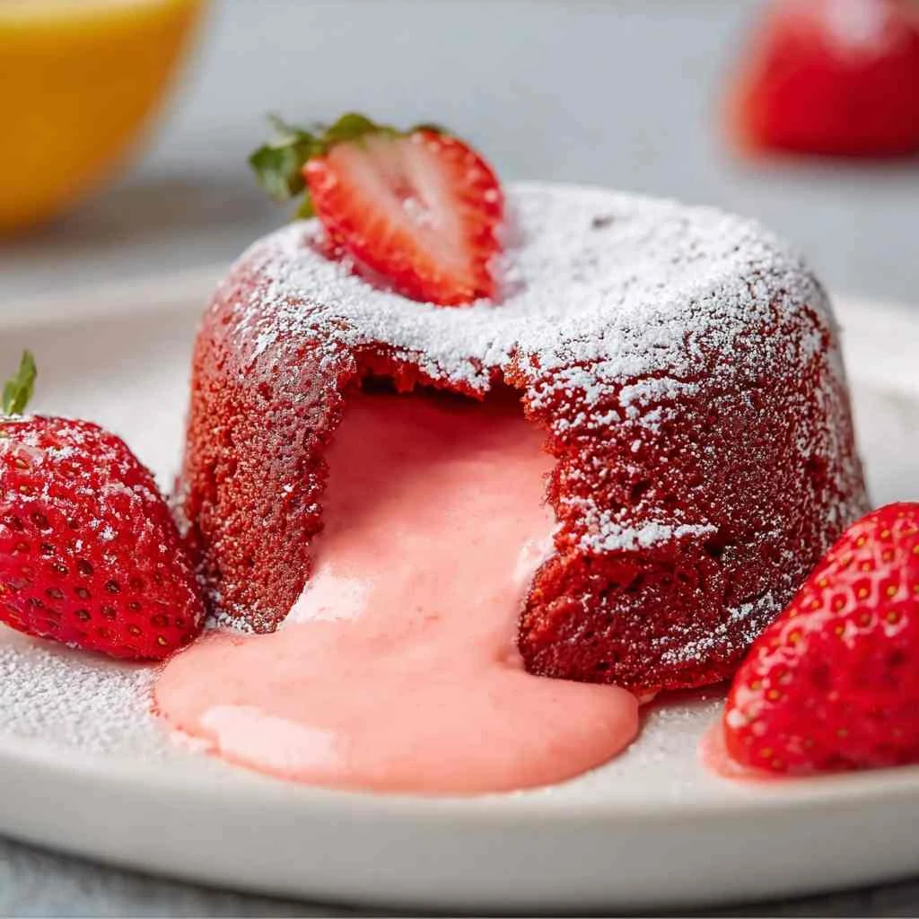 Strawberry Lava Cake Indulge This Decadent Dessert Recipe