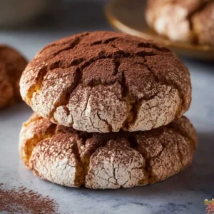 Tiramisu Crinkle Cookies