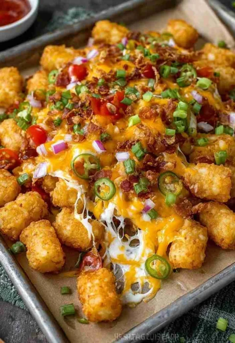 Totchos Recipe Delicious Loaded Nachos Tater Tots Fun