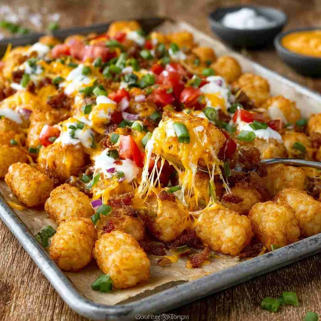 Totchos Recipe Delicious Loaded Nachos Tater Tots Fun