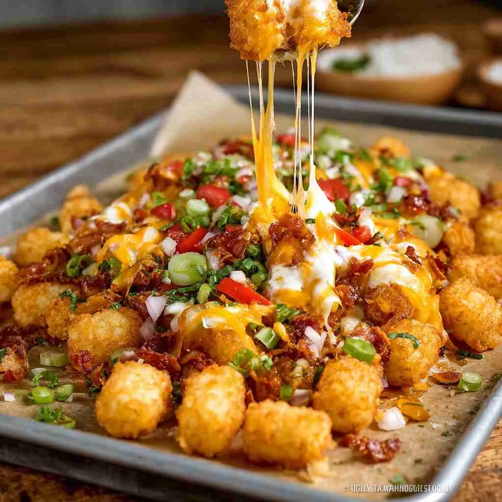 Totchos Recipe Delicious Loaded Nachos Tater Tots Fun