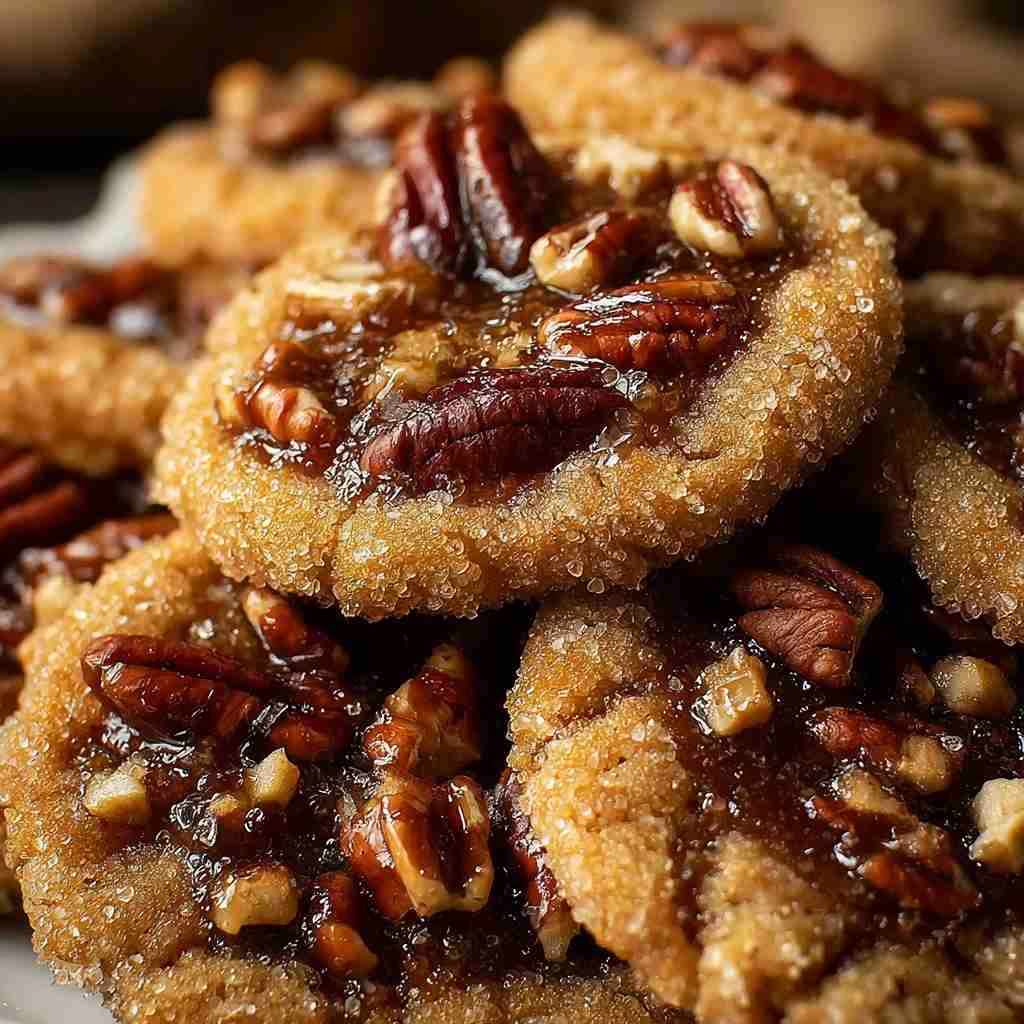 Vegan Pecan Pie Cookies
