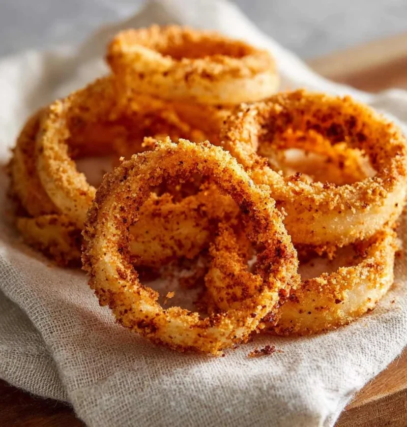Air Fryer Onion Rings Recipe Thats Crispy